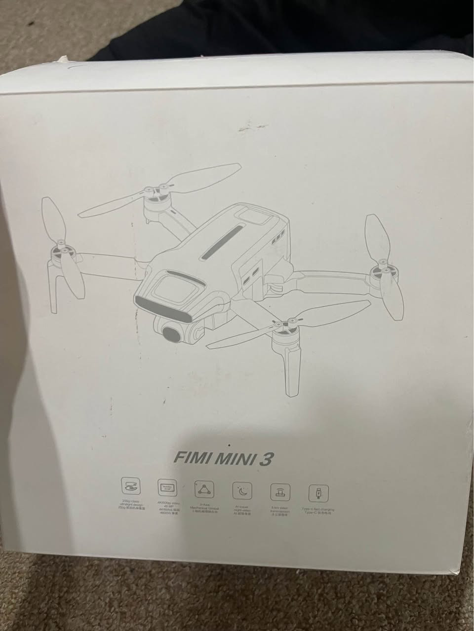 درۆنی FIMI MINI 3 Drone شاومی
شتەکی زۆر راقی 
حەقیقی 4K لەگەل 60fps 
جانتا و کامل ئەشیا
نرخ 275000 لەبازار زیاتر  350000 هەزارە أربيل, العراق


**إذا كنت صاحب هذا الإعلان وتريد حذفه لأي سبب، رجاءا أرسل رسالة إلى الدعم الفني**