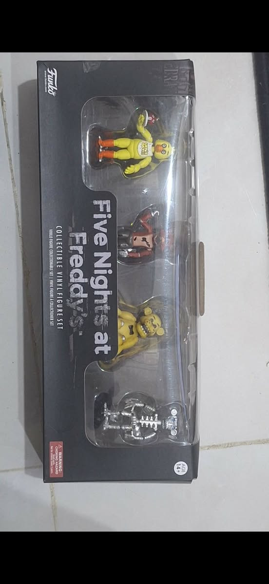 متوفر للبيع مجسمات five nights at Freddy's funko vinyl figures
سعره ب 25 
توجود توصيل


**إذا كنت صاحب هذا الإعلان وتريد حذفه لأي سبب، رجاءا أرسل رسالة إلى الدعم الفني**