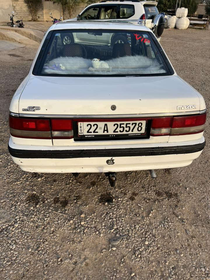 مازدا 625    محرك 8 بخ موديل 1990  كير عادي.      رقم اربيل  سنوية باسمي تنتهي ب 2030   / تبريد / العنوان _ ديالى شهربان.  / السعر 45 / *********** وتساب
