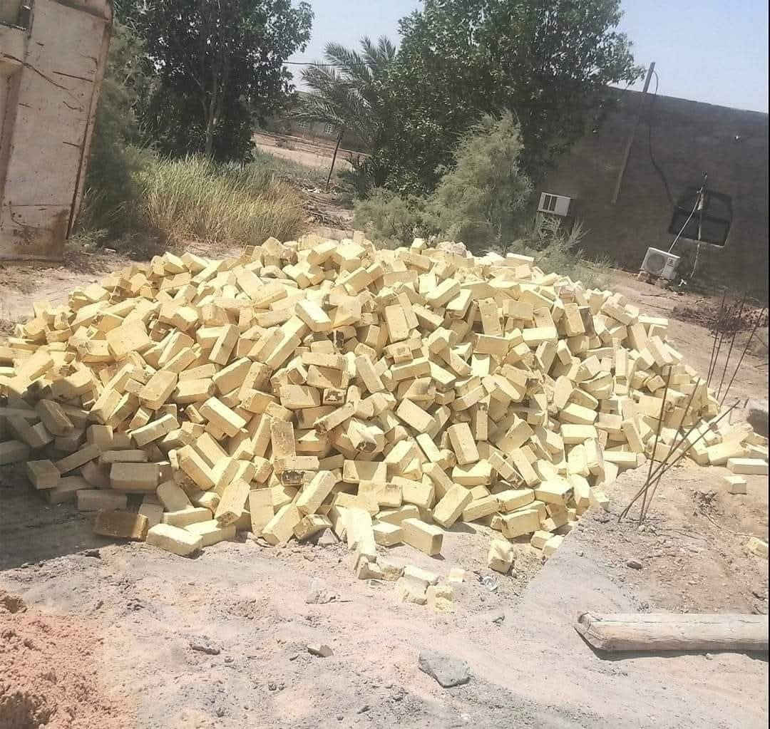 يوجد  #طابوق معامل العمارة***********  عدد 8000طابوقه #وزياده500 #ويوجد #تك 4000وزياده# 250 ويوجد كسر للبيع  اتصال  على الأرقام التاليه أو مراسله عل واتساب ***********
نوع بيرنه(الطيب-العماره)  
ونوع انجكتر. قوه ولون وعدد كامل وقالب واحد  للاستفسار ومعرفه السعر فقط
