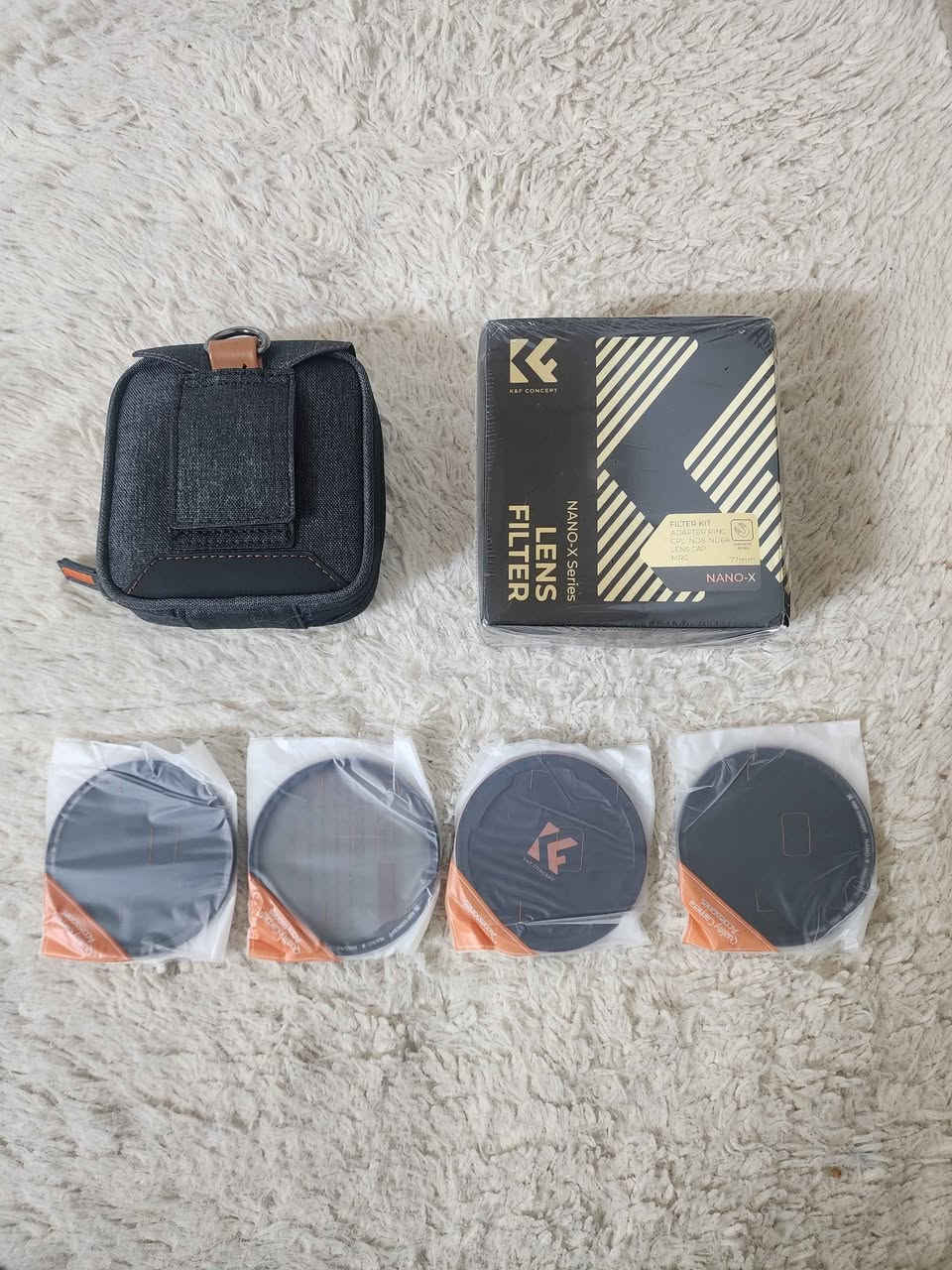 K&F CONCEPT 77mm Magnetic 
- CPL
- ND8
- ND64
- Magnetic Basic Ring
- Lens Cap

Camera Lens Filters Kit (Nano-X Series) السليمانية, العراق


**إذا كنت صاحب هذا الإعلان وتريد حذفه لأي سبب، رجاءا أرسل رسالة إلى الدعم الفني**