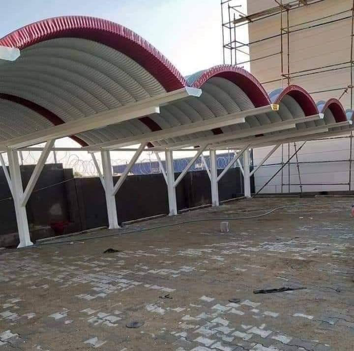 وداعا لحر الصيف 🥵🥵🌞🌞
 
وداعا لأمطار الشتاء 💦☔️🌧☃️

 تعلن شركة الواحه للمضلات الحديثه 
عن استعدادها لعمل  للمظلات الحديثه
  (الكي اسبان)    
وتغطية الجملونات الحديديه 
 بحرفيه تامه تبهر ذوقكم وناضركم

هدفنا اللمسه الفنيه ودقة الإنجاز  بكفاءه و احترافيه
 
وبضمان 5سنوات   
اسعارنا تنافسية سعر المتر كرسته وعمل من(26)الى(30)

مظلات الكي سبان ☔️
كما إننا مستعدون للمعمل بجميع دوائر الدوله(#مستشفيات #ومراكزها المختلفه)
نعمل  كافة المحافظات

تحت اشراف كادر هندسي وفني متخصص لأضهار مايروق لكم
 
تفاصيل
العمل للمواد التي يستخدمها شركة الواحه للمظلات الحديثة 
اولآ_سمك الكيسبان 0/5
حيث يمتاز بكونه عازلآ للحراره من حيث أشعة الشمس
ثانيآ _ سمك الحديد(البوري ) 4انج 
 2 ملم مضغوط

سمك الساقيه 2ملم

حيث نعطي ضمانآ أثناء عملنا
من حيث القوه والأمان

  .... ما عليكم  سوى، الاتصال  فقط
***********
***********
