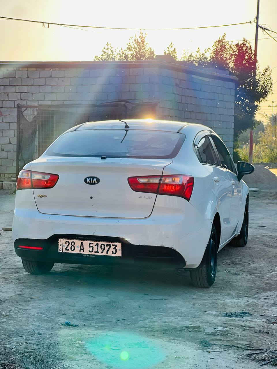 سلام عليكم كيه ريو موديل2013مكفوله كفاله عامه 
مكينه 1600 كفاله عامه مكينه گير تايرات مكفولات كهربائيات كلهة شغاله تخم تاير جديد السياره مذب عليه ربع گبل للشارع السعراتصل او بيك خير او دلل *********** / *********** مكان نجف ناحيت العباسيه
