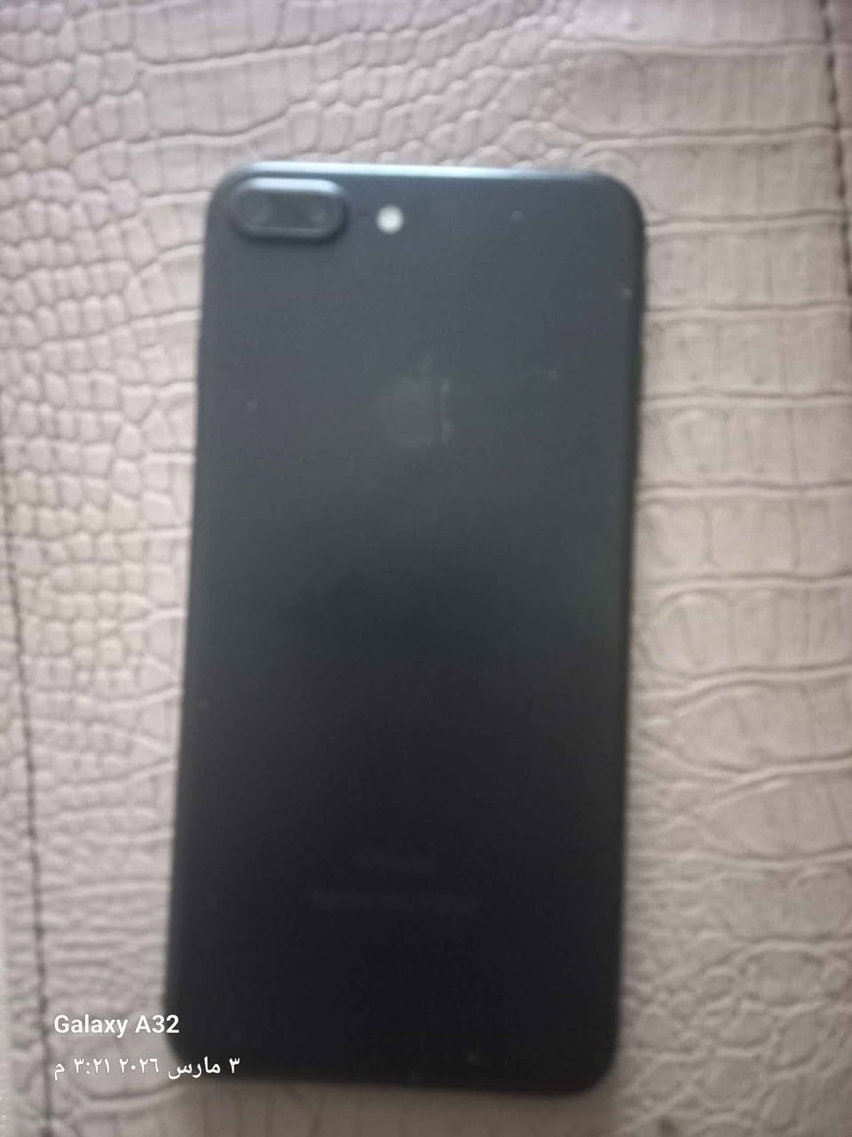 Iphone 7 plus
Battery 🔋  94%
Memory  128gb
كل شي يشتغل ما فيه ولا عيب فقط بطارية مبدلة 
للتواصل:
*********** أربيل, العراق
