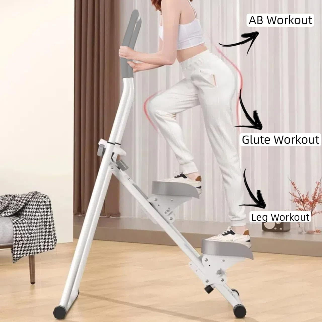 كله في جهاز واحد!!
✅ حرق الدهون + تشكيل المؤخرة + تنحيف الساقين

سلم ستيبر عمودي قابل للطي لتمارين الكارديو لتسلق السلالم للتمرين في المنزل لكامل الجسم مع مقود يتحمل وزن لغاية 120 كيلو 
متوفر ✅ 
السعر 50 الف ♥️
يوجود توصيل لكافة محافضات العراق 🚗


**إذا كنت صاحب هذا الإعلان وتريد حذفه لأي سبب، رجاءا أرسل رسالة إلى الدعم الفني**