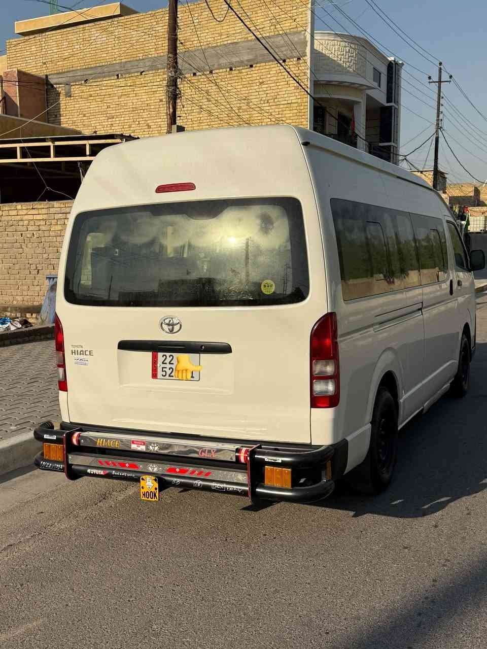 سلام عليكم تويوتا هايس 2025 مكفوله كفاله عامه دوشمه عامه سياره جاهزه الاستفسار ع *********** مكاني بغداد
