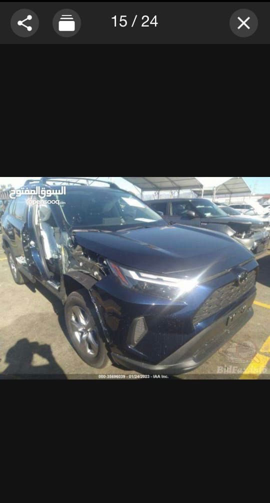 السلام عليكم
تويوتا RAV4  2022

حادث موضح بل صور  فقط جاملغ و باب

فول مواصفات عدة الجلد

رقم اربيل خصوصي الجديد

ماشية 60,000 ميل

مكانها بغداد

السياره حلوه و مرتبة

سعر 22،500$ و بيهة مجال للشراي

رقم ***********
