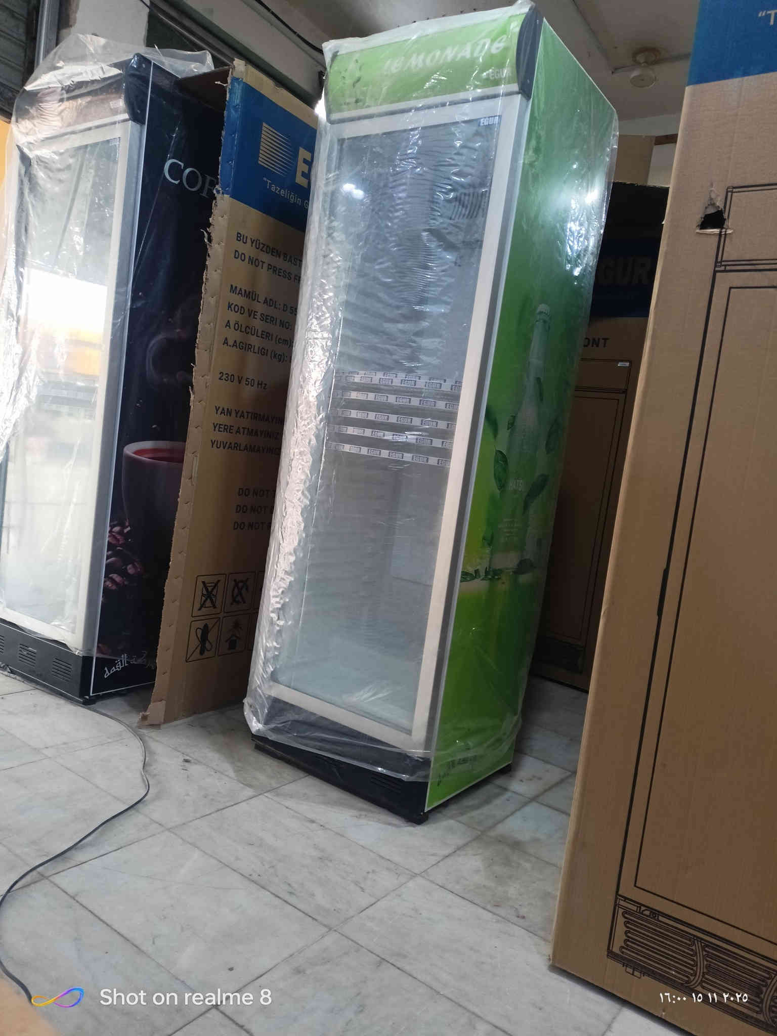 👋 مرحباً متابعينا الكرام ... يقدم لكم
📍.. مجمع بركات المصطفى 

✨ عارضة تبريد عمودي نوع ايكور
سعة 22 قدم احدث موديل اصدار 25

🔸 المواصفات:
 • منظم حرارة رقمي (Digital Thermostat)
 • رف إضافي لتخزين أكثر.. العدد 6 رف.. 
 • إضاءة LED داخلية أنيقة
 • هيكل ألمنيوم قوي مع باب زجاجي فاخر
 • قاعدة وملصق مضيء Canopy Sticker
 • تبريد قوي وثابت يحافظ على المنتجات

🧊 السعة: 22 قدم
⚙️ الضمان: سنتان شامل الصيانة
📍 الموقع: ناصرية مدينة الصدر شارع المضخة 
***********
سعر
خاص لاصحاب الكميات 

💥 السعر مناسب جداً والعروض محدودة – لا تفوت الفرصة
