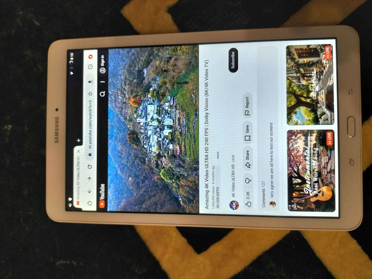 ژ.م : *********** نرخ هەمووی 180 هەزار و مەعامەلە 
٨ دانە تەبلێتی سامسۆنگ مۆدێل Samsung Galaxy Tab E هەمووی بە یەکەوە ئەفرۆشم 
هەموویان پاکن تەنیا 1 دانەی جامی سەری شکاوە وێنەم داناوە بەڵام کار ئەکات
سیستەمی هەموویان بەرزکراوەتەوە بۆ Android 7.1.2 هەموو جۆرە بەرنامەیەکی پێویست ( فەیسبووک، تیلیگرام، و بەرنامەکانی خوێندن یوتوب تەنیا لە گۆگڵ کار ئەکات) بەبێ کێشە دەخوێنێتەوە و کار دەکات.
پەیوەندی: ٧ دانەی سیمکارتی هەیە یەکسان بێ سیمکارت
شاشە: ٩.٦ ئینج، زۆر گونجاو بۆ منداڵان، خوێندن، یان بۆ سیستەمی مارکێت و کافتریاکان أربيل, العراق
