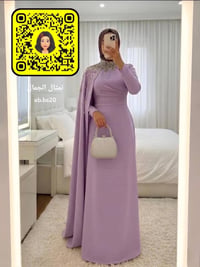فستان • كريب سكوبا • وشاح