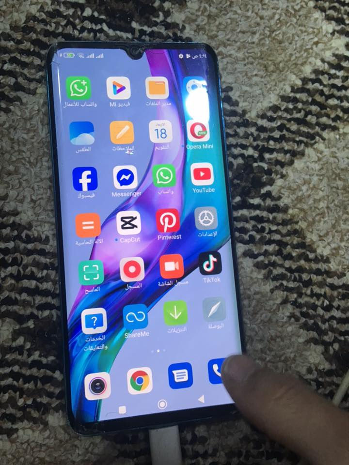 سلام عليكم جهاز شومي نوت 10 برو الذكره 256 رام 8+3 ضهر مفطور شاشه مكان امشار ما يلمس *********** سعر جهاز 80
