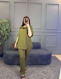 تراك شرعي نسائي • خامة كريشة • مقاس L/XL/XXL