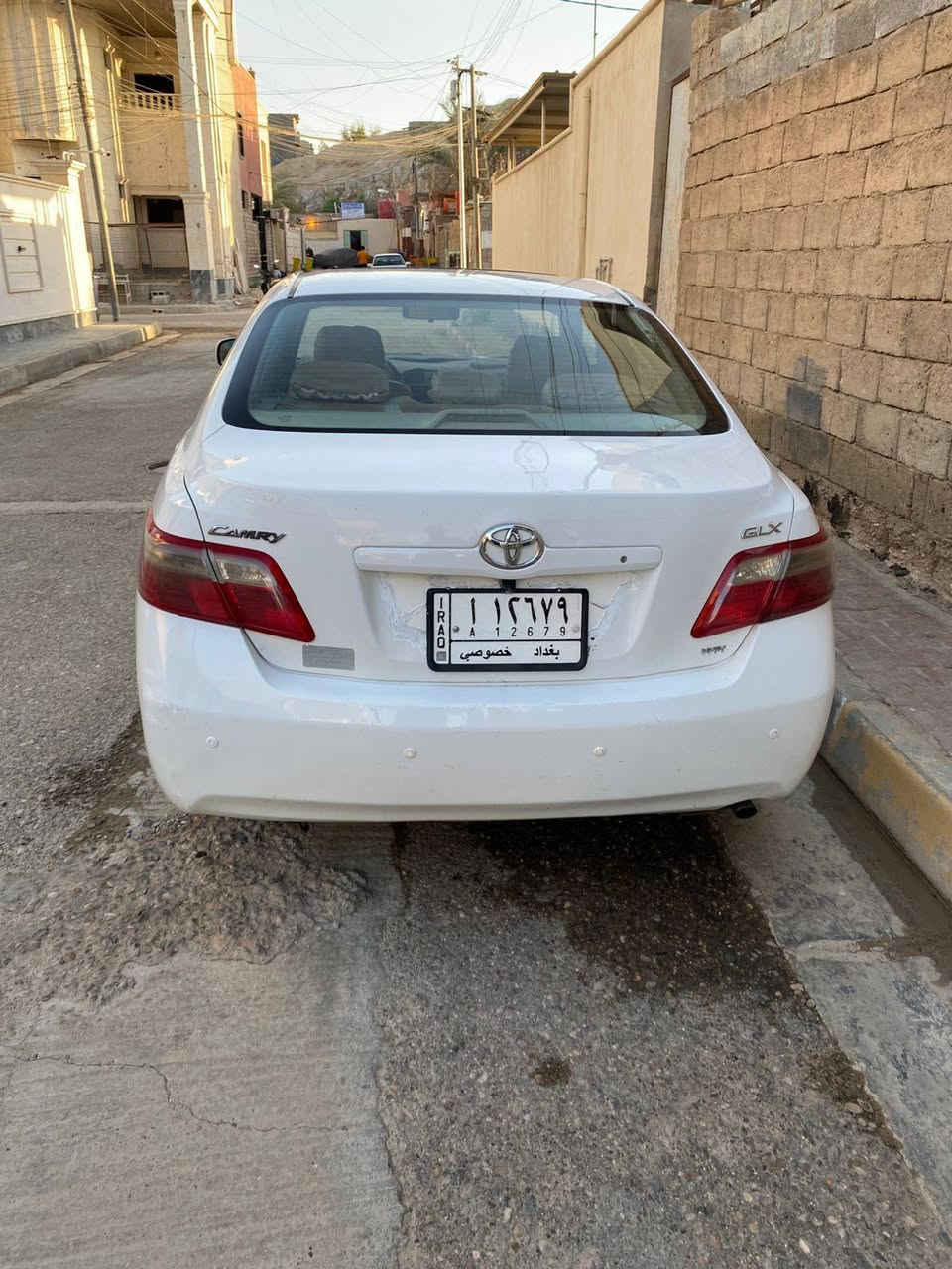 كامري 2007 خليجي 
فول مواصفات GLX
محرك 2400 
فتحه تحكم
تبريد قطعتين 
مشروع وطني تحويل مباشر
قطعتين صبغ
 العنوان الانبار 
السعر 100 وبيهة مجال بسيط
***********
