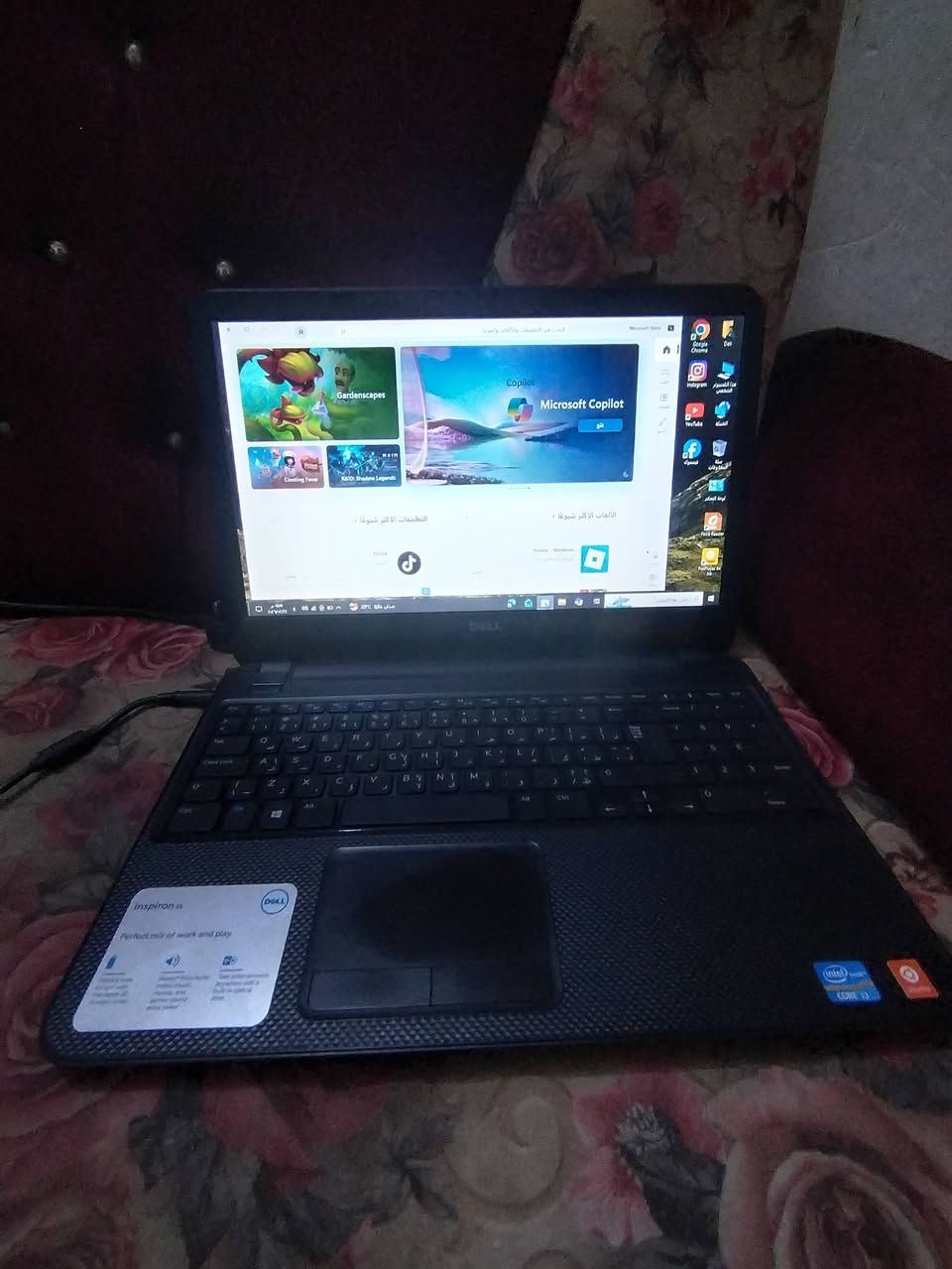 ٧٥ الف...
حاسبة dell نظيفة جدا...
مواصفاته وصوره بالمنشور...
مشتريه جديده وليس مستخدم او باله...
استخدام شخصي...


**إذا كنت صاحب هذا الإعلان وتريد حذفه لأي سبب، رجاءا أرسل رسالة إلى الدعم الفني**