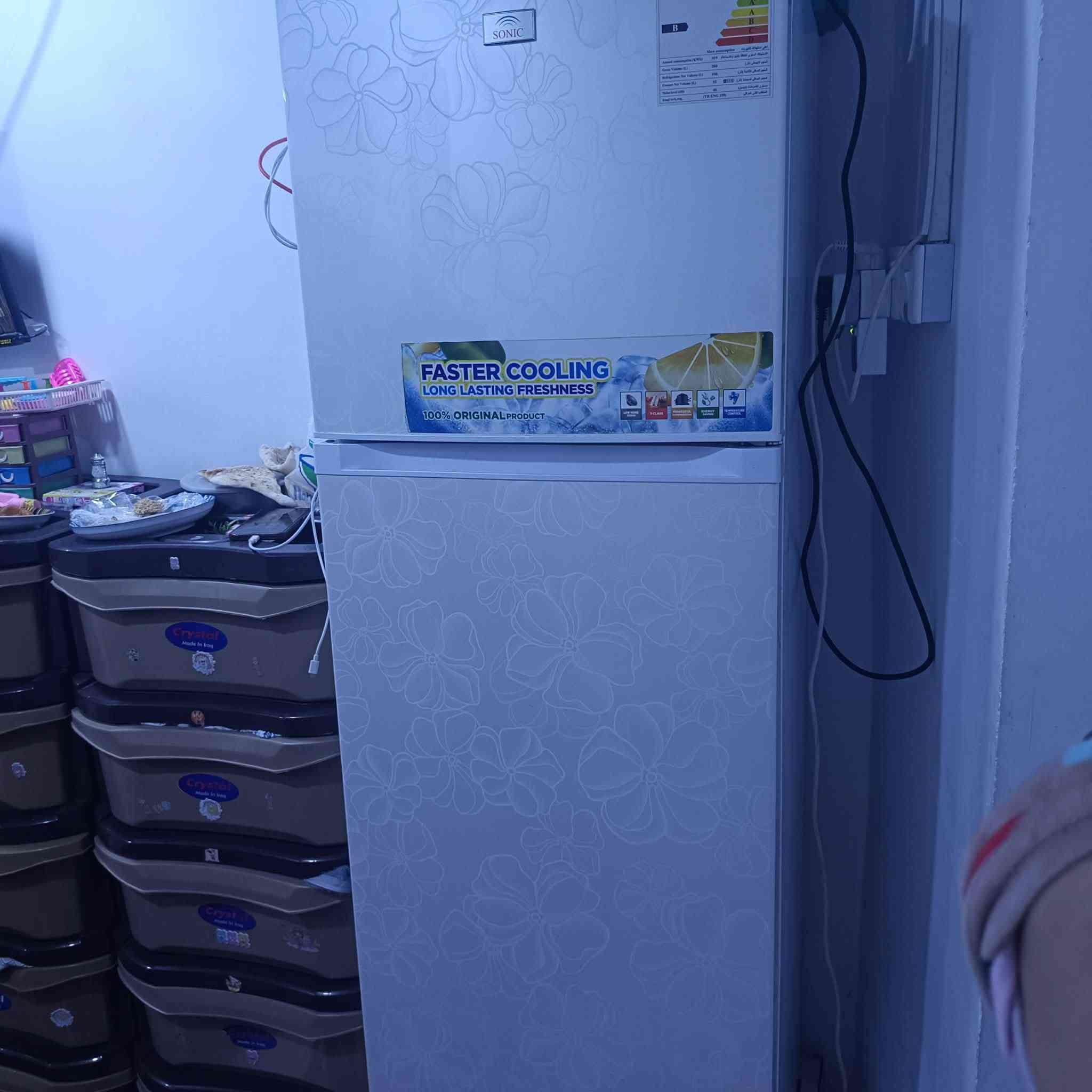 ثلاجي نضيفه حيل وضع شركه نوعيه سونيك 14 قدم 
200
بيها مجال


**إذا كنت صاحب هذا الإعلان وتريد حذفه لأي سبب، رجاءا أرسل رسالة إلى الدعم الفني**