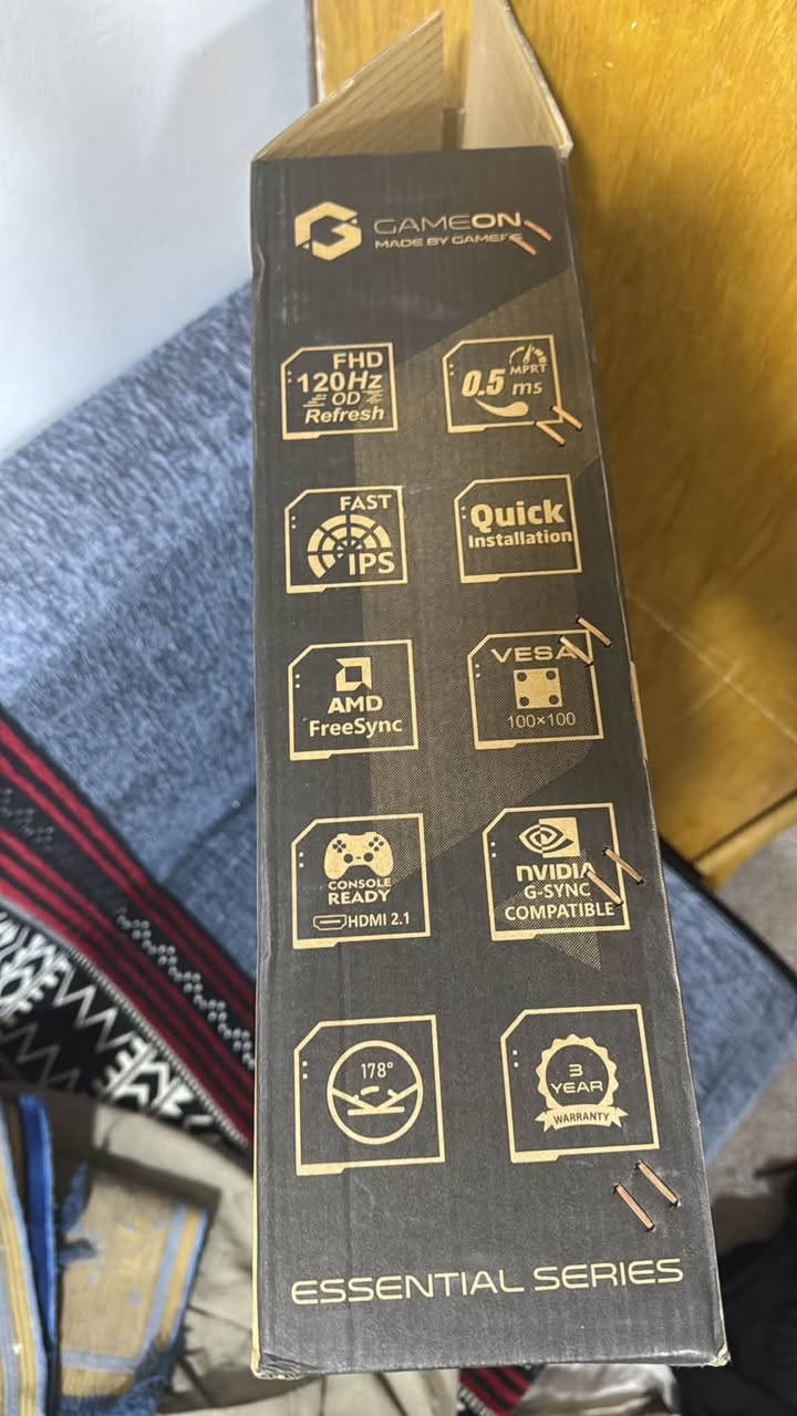 شاشه من شركه gameon 27in 120hz ips

الشاشه بيها كسر وخطوط بالجهه اليمنه وياها كامل ملحقاتها قبل اسبوعين اشتريتها والضمان موجود والكارتون موجود مواصفاتها 
شركه gameon 
حجم 27in 
نوع البانل ips 
120hz 
Full Hd 
سرعه 0.5
متوافق nvidia G-sync 
و AMD Freesync
Console ready


**إذا كنت صاحب هذا الإعلان وتريد حذفه لأي سبب، رجاءا أرسل رسالة إلى الدعم الفني**