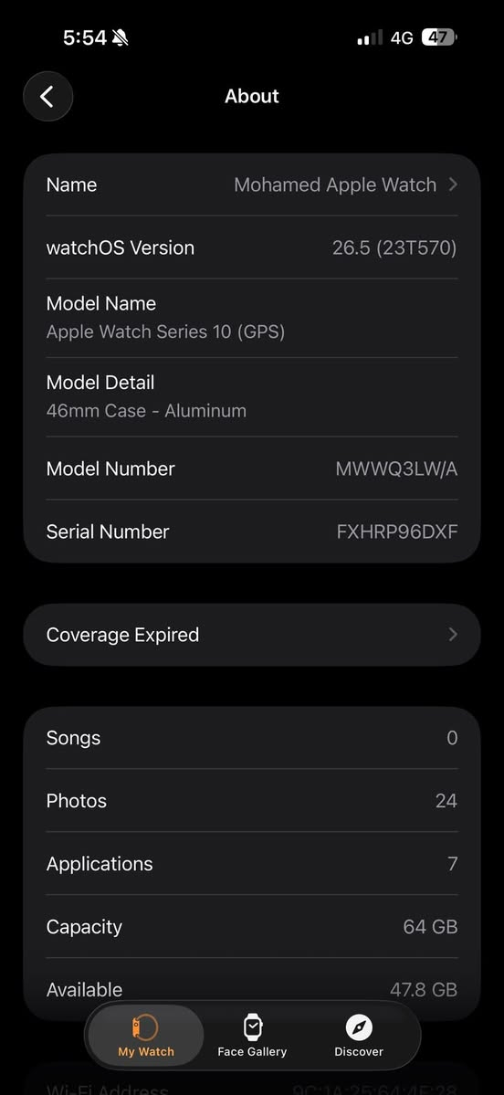 🔥 للبيع Apple Watch Series 10 (GPS) - 46mm 🔥
✅ اللون: أسود�✅ البطارية: 100%�✅ استعمال خفيف جدًا وحالة ممتازة�✅ كاملة بالعلبة الأصلية والشاحن�✅ بدون أي خدوش أو عيوب
⌚ ساعة عملية وأنيقة، شاشة كبيرة وواضحة، مناسبة للرياضة ومتابعة المكالمات والإشعارات والصحة اليومية


**إذا كنت صاحب هذا الإعلان وتريد حذفه لأي سبب، رجاءا أرسل رسالة إلى الدعم الفني**