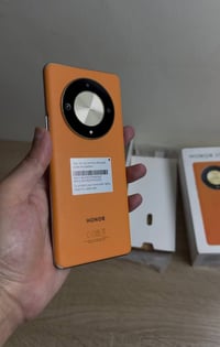 جهاز هونر x9 b 5g ذاكرة 256  رام 12 مع كرتون وملحقات كاملة شاحن وكفر و...