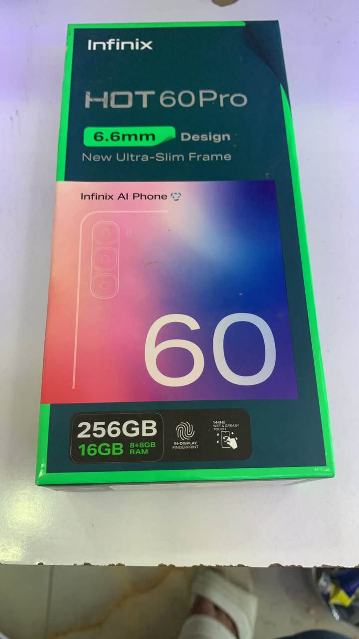 Infinix HOT 60 Pro
ذاكره  + 256GB + رام 16GB
مبدل شاشه فقط ملحقاته كامله
هاتف ذكي بمواصفات قوية السعر 140وبي مجال قليل 

المكان: كربلاء الحر رقم هاتف ☎️ ***********
