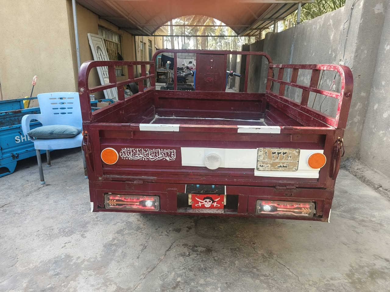 السلام عليكم ستوتة للبيع موديل 19 مرقمة لكن سنوية ضايعة كفالة عامة من الحيم والسرقة بيها محرك 25 عل سحك الستوتة جديدة كُـلش وكاملة من كلشي كهربائيات دبلات اكسل كلشي بيها جديد 
السعر 950 وبيها مجال كلش قليل
العنوان كربلاء المقدسة ***********
