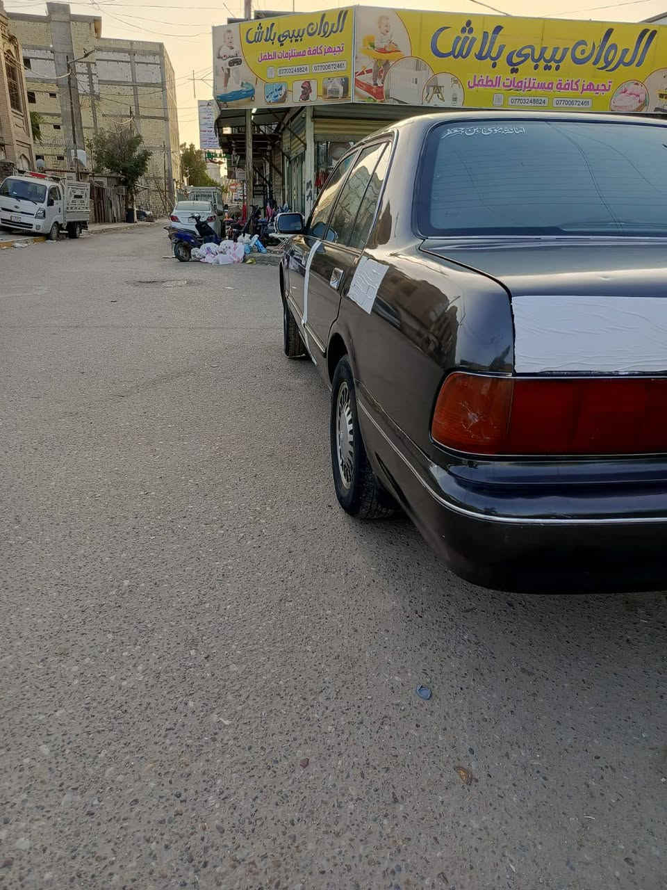 السلام عليكم
سيارة ارنب موديل 2000 محرك ونجي جاهزه من كلشي تخم تايرات جديد تبريد يشتغل كهربائيات تشتغل سنويه 27 سياره باسمي  سياره مصبوغه جماليه فقط سياره مكفوله من ضربه أو نقل جثه العنوان كرمة علي سعر 60 واتساب ***********
