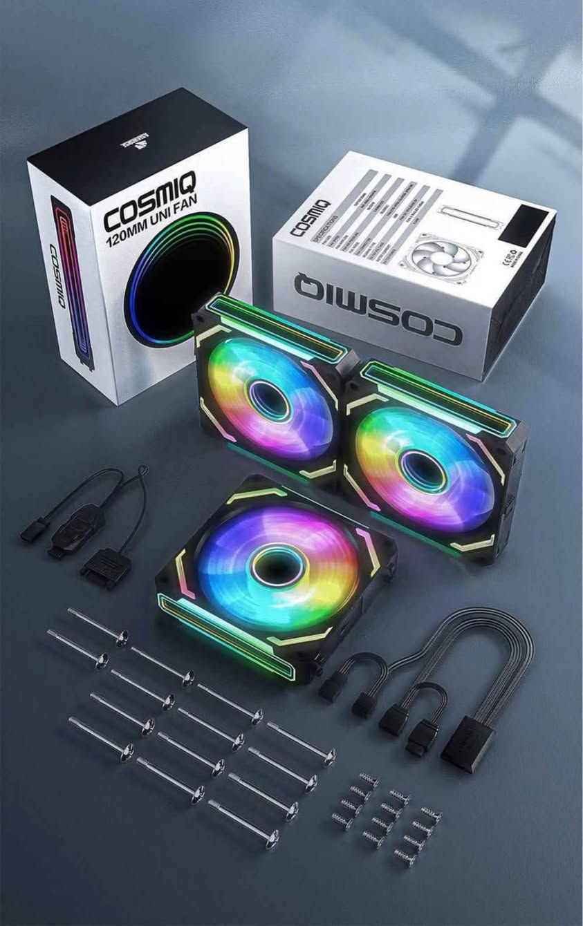فانات AsiaHorse COSMIQ RGB 120mm Daisy Chain PWM Fan (3-Pack) هذا نوعها عندي منها كت واحد 3 فانات ب 25 قفل استخدامها اسبوع واحد فقط بغداد, العراق


**إذا كنت صاحب هذا الإعلان وتريد حذفه لأي سبب، رجاءا أرسل رسالة إلى الدعم الفني**