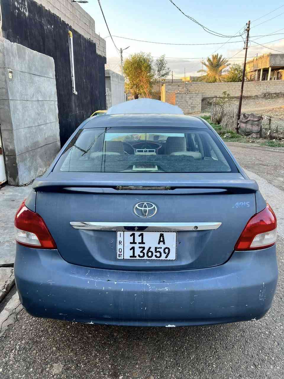 السلام عليكم
يارس خليجي موديل2007 للبيع 
رقم بغداد إنكليزي شرط تحويل 
تخم تاير جديد صدر تبريد شرط
(كير عادي)
صبغ جارد 
سعر 62$
بيها مجال اتصل وتدلل
***********
مكان ديالى السعدية
