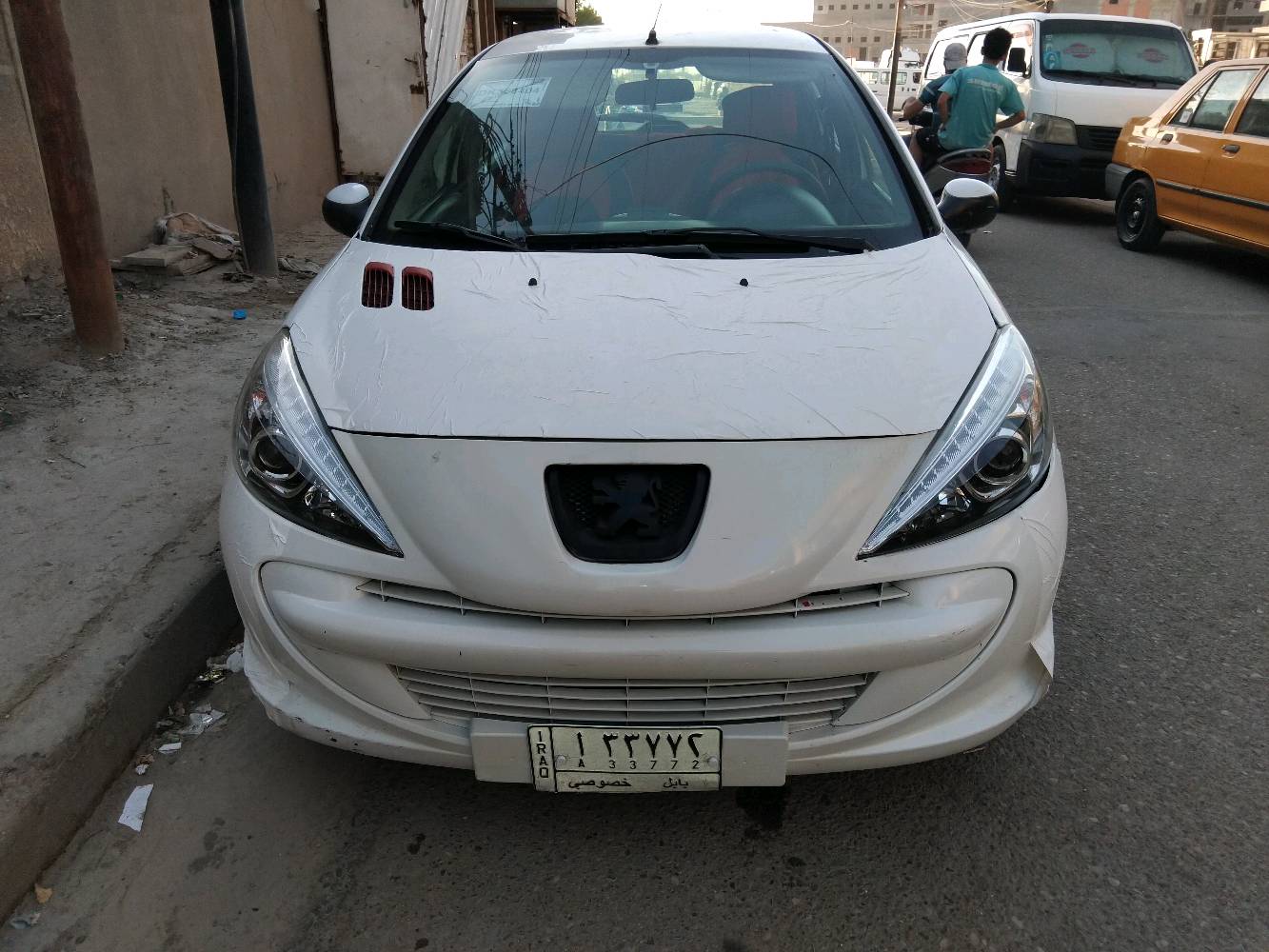 بيجو فرنسي ٢٠١٢ محور ياباني  بيهة درايمشفت  الايمن بي صوت بالاستدارة  تبريد شغال رقم مشروع وطني صدر جيد السعر ٣٣ورقة