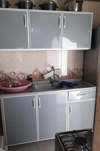 مطبخ • قطعتين • جديد • كاونتر • خزائن مطبخ • مطبخ أربيل