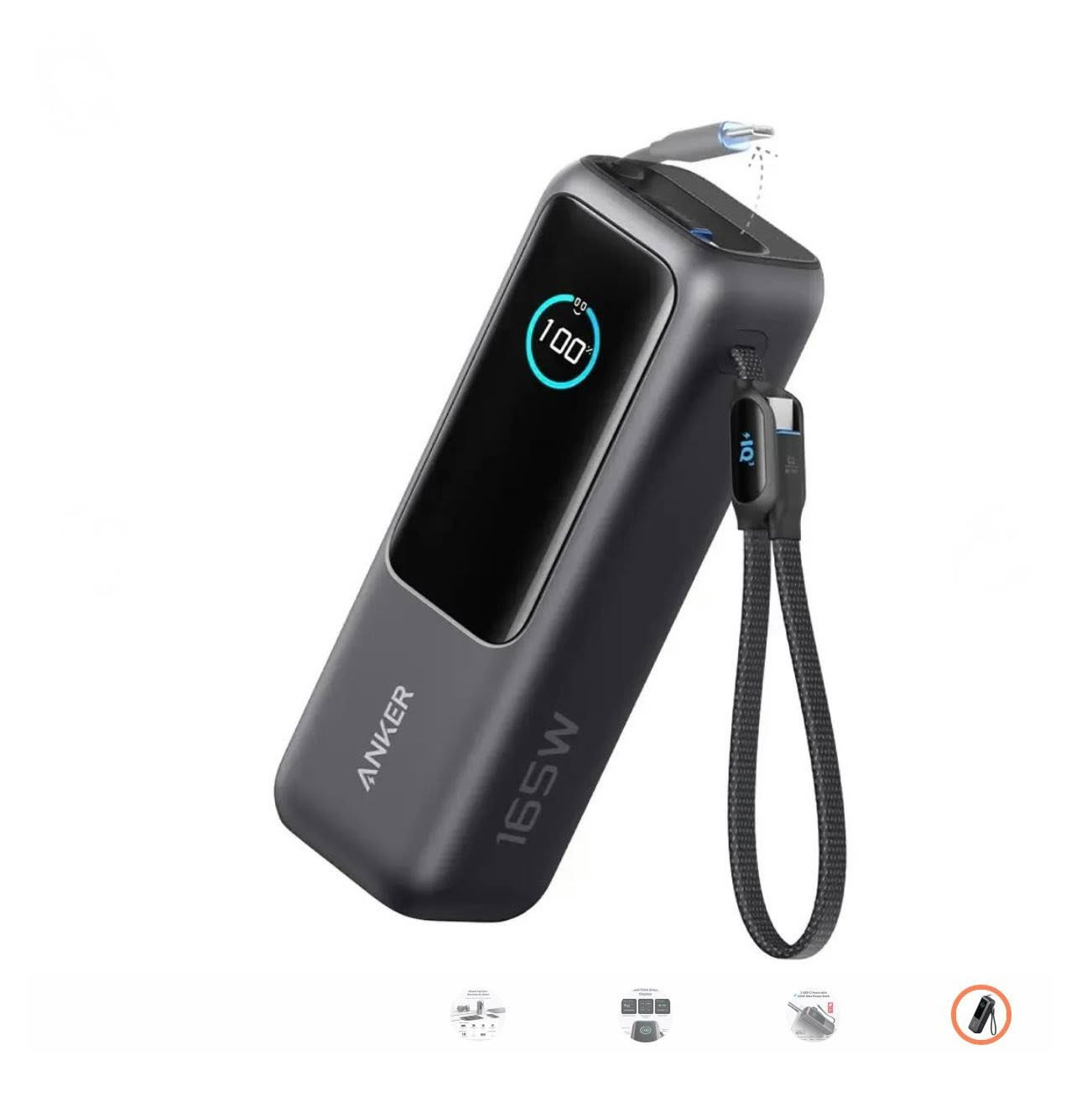 شاحن محمول 25000mAh مع منافذ USB-C
بقدرة 165واط، كيبلات مدمجة وقابلة للسحب
جديد غير مستخدم
السعر ١٠٠ مع التوصل


**إذا كنت صاحب هذا الإعلان وتريد حذفه لأي سبب، رجاءا أرسل رسالة إلى الدعم الفني**
