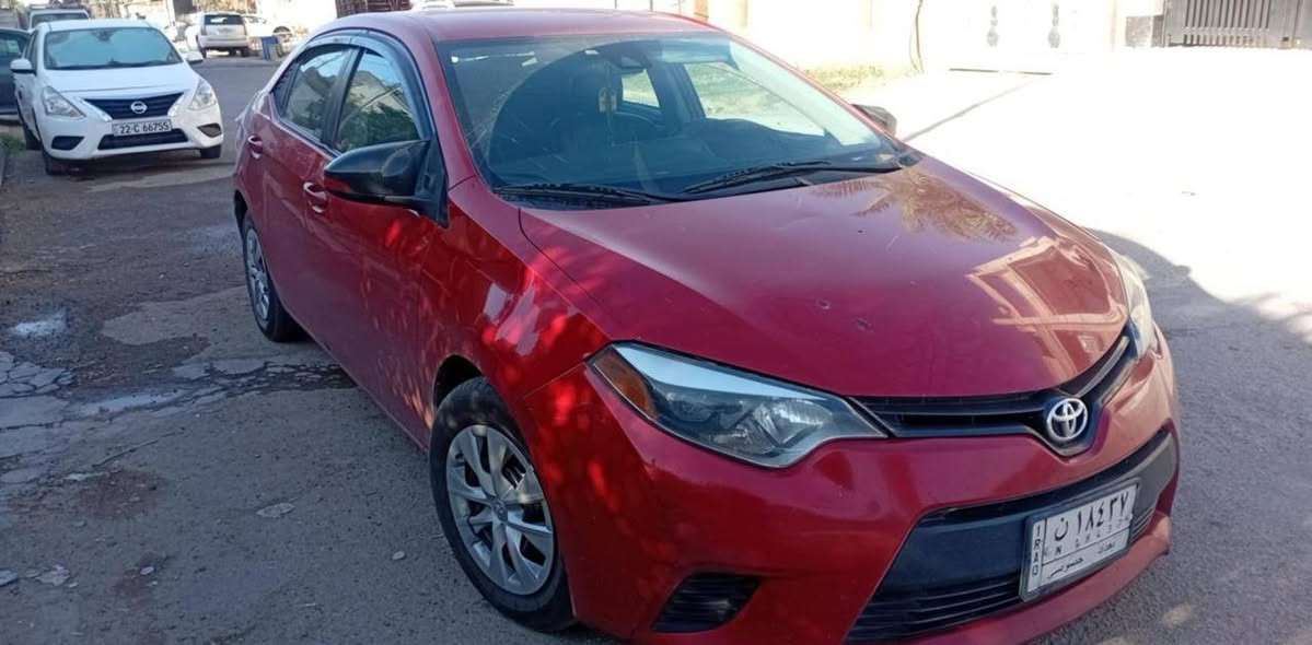 كورلا للبيع فقط
2014حادث باب سايق وخلف سايق فقط بدون دواخل وجاملغ خلفي كلير رقم بغداد مكان سياره بغداد بياع سعر 11.000$
***********
