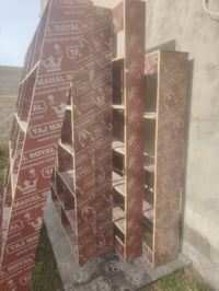 رفوف للبيع مستخدم شهر قياسات (2×240) عدد3 وقياس (150×240) عدد 2   سعر ...