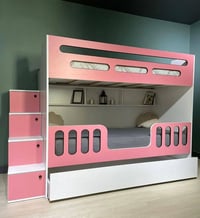 أثاث أطفال • ألوان متعددة • سرير طابقي