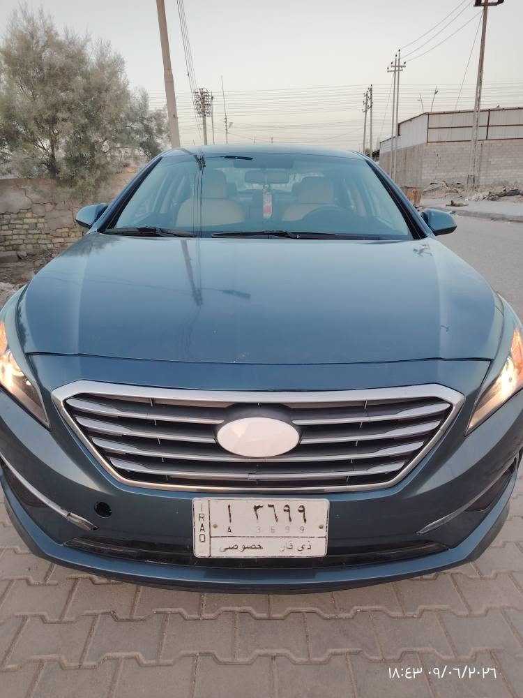 سوناتا ٢٠١٥ وارد امريكي تبديل بنيد وصبغ جاملغ جديده  جاهزه من كلشي السعر 100  شده وبيه مجال قليل العنوان البصره القرنه *********** اتصال البصرة, العراق

