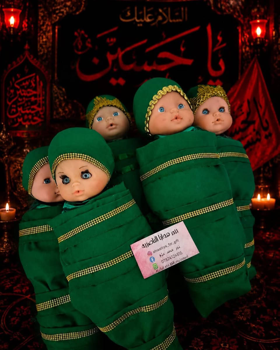 مجسم عبداللة الرضيع علية السلام 
حسب لطلب الزبون
للحجز مراسلة الخاص  خدمة توصيل او مراسلة وات ساب***********
