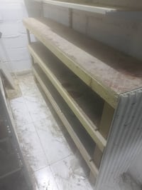 ميز تزكام معاكس بلوك طول مترين عرض ٥٠ تقريب ٣طوابق ورفوف للبيع شطرة ٠٧...