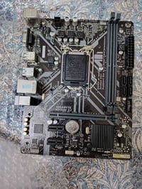 مذربورد.  H310M S2  تدعم معالجات الجيل الثامن والتاسع رام ddr4 الي يري...