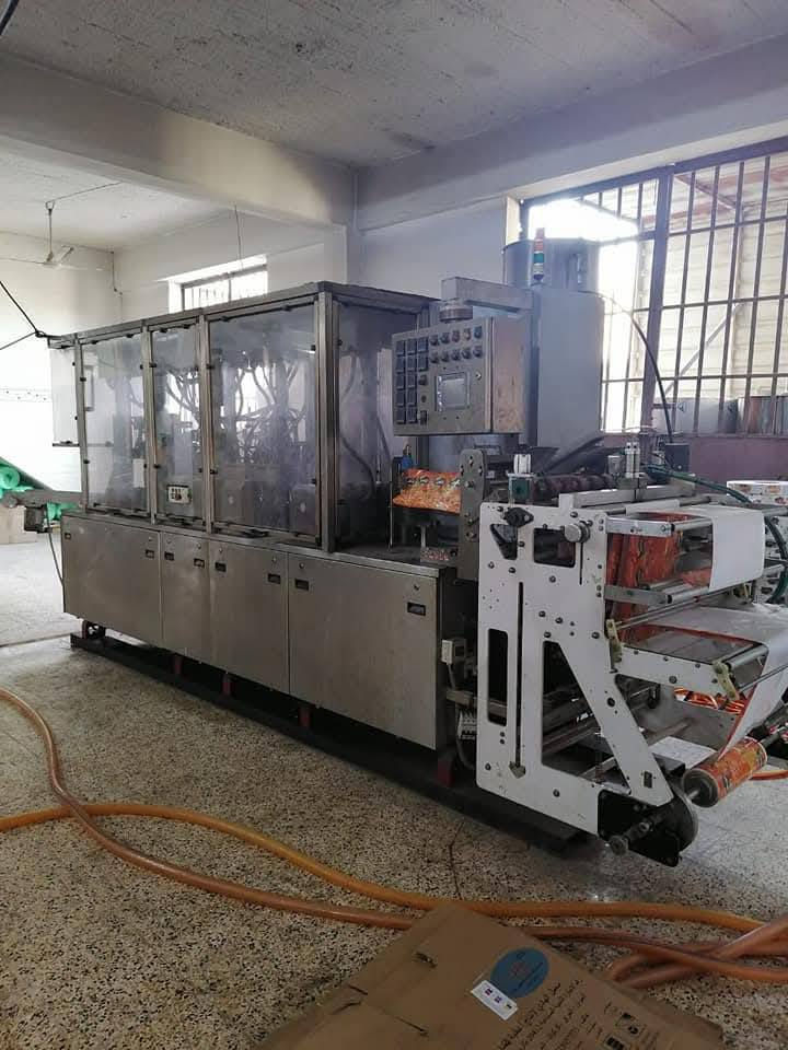 السلام عليكم
لدينا للبيع ماكنة لتعبئة السوائل في الأكياس الموضحة بالصور المرفقة.
-- الماكنة صناعة هندية و بتقنية إنكليزية.
-- يتم استخدام الرول و تشكيله و لحامه و من ثم تعبئته .
-- مناسبة لتعبئة العصائر و المنظفات السائلة و معجون الطماطم و اي مادة سائلة أو لزجة .
-- ملحق بها منظومة بساتن حجمية لغرض معايرة التعبئة.
--حجم التعبئة من 50 غرام إلى 300 غرام
-- الطاقة الإنتاجية من 80 إلى 90 كيس في الدقيقة الواحدة .
-- كل المواد الملامسة للتعبئة و الأكياس من مادة الستنلس ستيل. 
-- الماكنة موجودة في الموصل.
-- السعر المطلوب 50 الف دولار (5 شدات) قابل للتفاوض 
-- اي استفسار التواصل على الرقم ***********

رابط فيديو الماكنة الأصلية من الشركة المصنعة للماكنة : 

https://youtu.be/kGdiHF6Ba0U?si=DCmuU4ujaokUwnME
