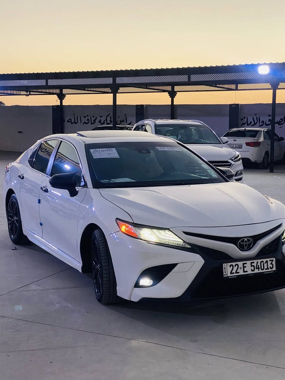 كامري 2018 SE
سلايت 
كشنات جلد + كهربائي 
شاشه كبير 
تحكمات ستيرن 
ماشيه 100 
كير محرك شرط 
الضرر 3 قطع بدون دواخل 
الاستفسار ***********
مراجعه ادارة المعرض 
كروب معرض القيارة المركزي لبيع وشراء السيارات🚗
