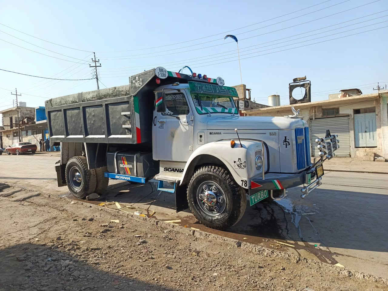 سكانيا للبيع رقم نينوى شرط التحويل موديل 78 محرك كير اكسن شاصي كله شرط سياره جاهزه السعر خابر ،*********** 
***********
