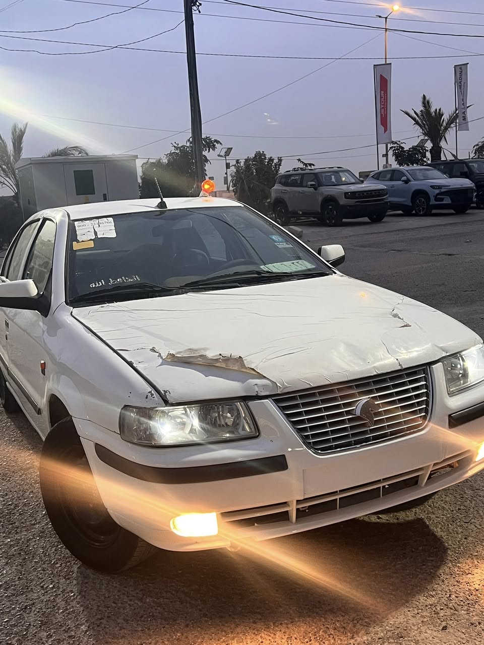 سلام عليكم سمند موديل2011بيه دحجاتً كفاله من صبغ لمعجون وضربه لقويه مكينه كير جديد تخم تاير حداديه جديد سعر 43 بيه مجاللً للطيبن مكاني نجف شارع لمدينه رقممً ‭0786 583 7906‬
