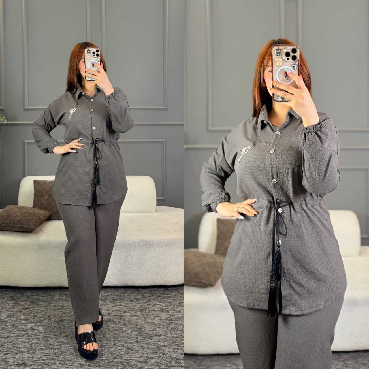 سوت نسائي ربطة خصر ودكم 😍

الخامه ماربل كلنكس بارده اصلي  💯

القياسات L - XL - XXL
سعر الدرزن 12 قطعه 122 الف  
سعر القطعه مفرد  12 الف
توصيل كافه المحافظات 4 
مخازن كربلاء


**إذا كنت صاحب هذا الإعلان وتريد حذفه لأي سبب، رجاءا أرسل رسالة إلى الدعم الفني**