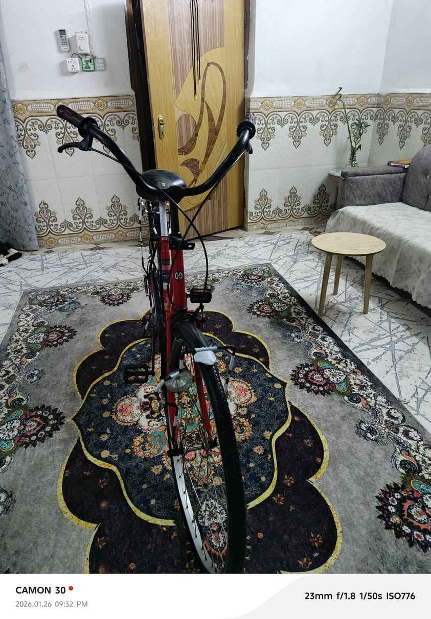 باسكل بطه 2018 حجم 26 نضيف سعر 95 وبيه مجال المكان نجف الاشرف حي النصر الاستفسار توصل مع هاذه الرقم ***********
