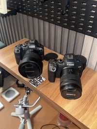 CANON R6 ll  عدد 2 عدسة 24 - 105 فتحة 4  عدسة 28 - 70 فتحة 2.8  عدد ال...