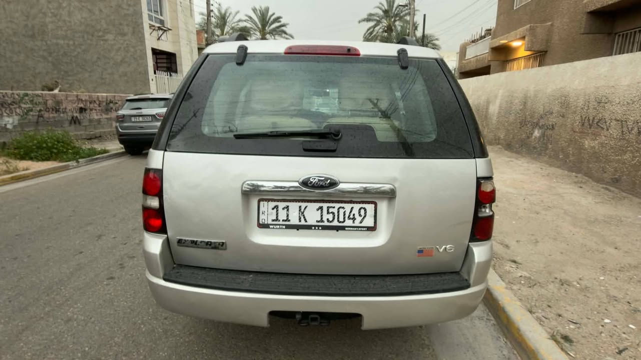 فورد اكسبلور موديل ٢٠٠٧                                         ٧راكب تبريد قطعتين  كشن كهرباء.                              صبغ جاملغ يمين باب جهة اليسار والخلفي توحيد صبغ     جاهزة محرك كير شرط   السعر ٨٧ورقة مكاني بغداد  *********** و***********
