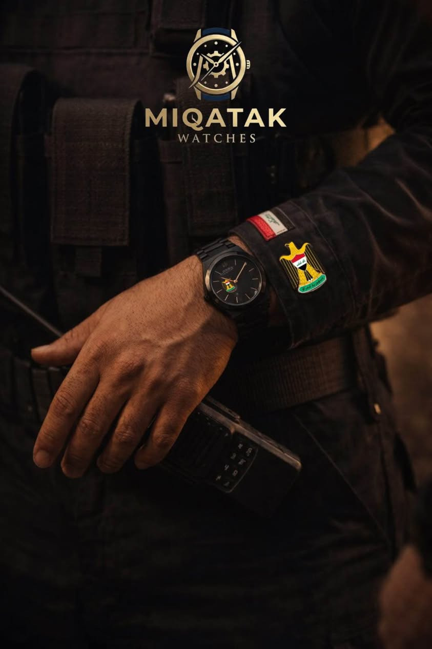 ⌚ ساعة Jovial العسكرية – هيبة وأناقة بلمسة عراقية 🇮🇶

ساعة رجالية بلون أسود عسكري أنيق، تصميم قوي مع شعار العراق على الميناء ليعطيك حضور وهيبة في كل مكان.
مصنوعة من ستانلس ستيل مقاوم للصدأ مع عقارب ذهبية فاخرة وماكينة كوارتز دقيقة.

✨ مناسبة للبدلة العسكرية أو اللبس الكاجوال
💧 مقاومة للماء للاستخدام اليومي
🛡 ضمان سنتين على الماكينة

الأناقة مو مجرد ساعة… الأناقة ميقاتك.

📩 للحجز أو الاستفسار راسلنا الآن
*********** بغداد, العراق
