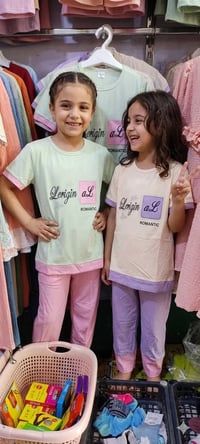 تراكات بناتي • فانيلة زبدة • مقاسات ١-١٠ سنوات