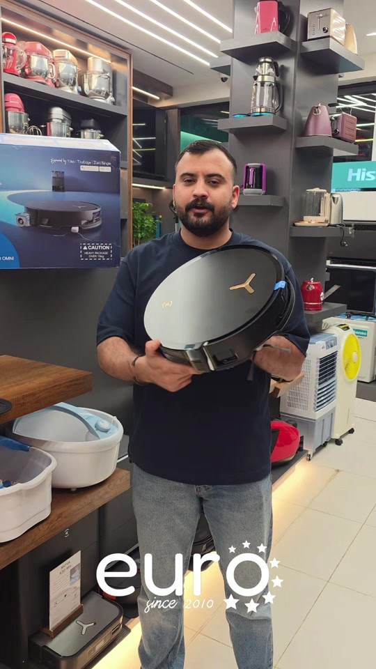 روبوت المكنسة الذكية من براند ECOVACS  مواصفات روبوت X8 OMNI • قوة شفط: 18,000Pa قوية جداً للسجاد والغبار والشعر  • نظام غسل OZMO Roller:  ◦ رول دوّار يغسل نفسه باستمرار أثناء التنظيف ◦ سرعة دوران 200 دورة بالدقيقة  • 16 فتحة ماء لتنظيف الرول ومنع توسخ الممسحة  • تقنية TruEdge 2.0 لتنظيف الحواف والزوايا بدقة عالية  • ZeroTangle 2.0 لمنع تشابك الشعر بالفرشاة  • ملاحة dToF LiDAR + AI مع تفادي عوائق ذكي بالكاميرات والحساسات  • كشف السجاد ورفع الممسحة تلقائياً عن السجاد  • محطة OMNI متعددة الوظائف:  ◦ تفريغ غبار تلقائي ◦ غسل الممسحة بماء حار 75° ◦ تنشيف هوائي حار 63° ◦ تعبئة ماء تلقائية  • سعة خزان الماء النظيف: 4 لتر • سعة خزان الماء الوسخ: 4 لتر  • حجم خزان الغبار داخل الروبوت: 220ml  • البطارية: 6400mAh ◦ تشغيل يصل تقريباً 228–270 دقيقة حسب الوضع  • ارتفاع الروبوت: 9.8cm تقريباً حتى يدخل تحت الأثاث المنخفض  التحكم عن طريق تطبيق + أوامر صوتية الضمان 2 سنة من تاريخ الشراء من شركة بلاد الاخاء مع توفير كل المواد الاحتياطية  متوفرة الان تكدرون تطلبوها اونلاين او زورونا عنواننا بغداد_الأعظمية_شارع عمر بن عبد العزيز   متواجدين طيلة أيام الأسبوع من ساعة 12 ظهراً الى 12 ليلاً ما عدا يوم الجمعة من ساعة 4 عصراً الى 12ليلاً للاستفسار يرجى مراسلة البيج او الاتصال على الارقام    *********** / مركز المبيعات  *********** / خدمة الزبائن  #عبدالله_يورو 
