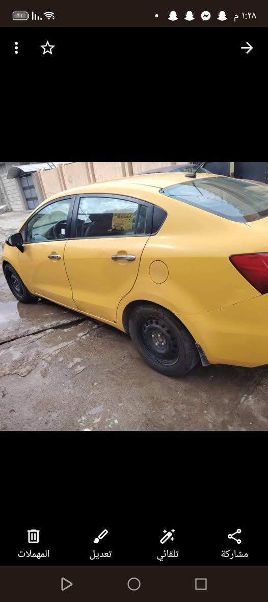 السلام عليكم بسبب الوعود الكاذبه سياره للبيع كيه ريو موديل 2012 طخم تاير نضيف صدرها نضيف محرك جي تي اي بسمي تريد تحويل تريد وكال***********==***********
