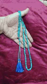 📿سبحة من مدينة نيشابور 📿
#فيروز نيشابوري 101خرزة 40غرام
بغداد المشتل 
واتساب***********
